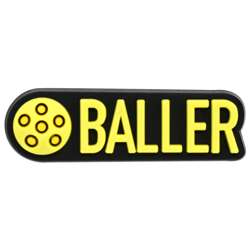 Wholesale Random 100pcs Ball Sports PVC Soft Rubber Shoe Buckle Decoration ACC-SC-RYY077