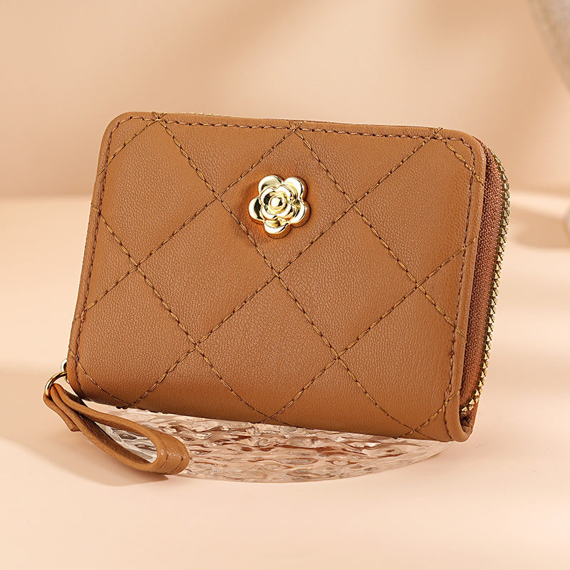 Wholesale Retro Plaid Women S Large Capacity Card Holder Wallet PU Leather 11 Slots Daily Casual Fashion Accessory