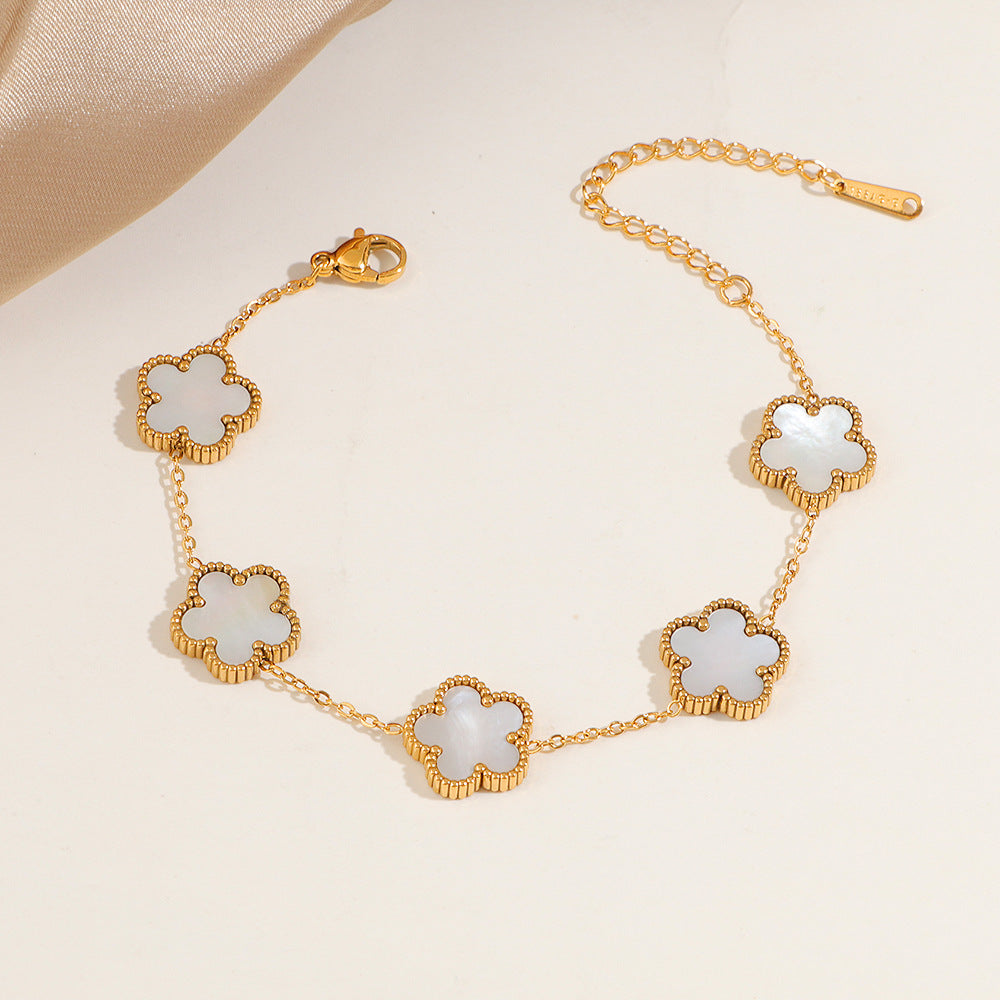 Wholesale Five-Petal,  Western-Style Reversible Bracelet