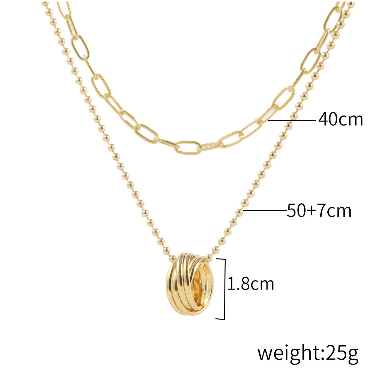 Wholesale alloy love-shaped necklace