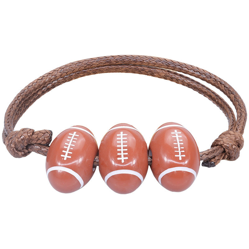 Wholesale Basketball Football Bracelet