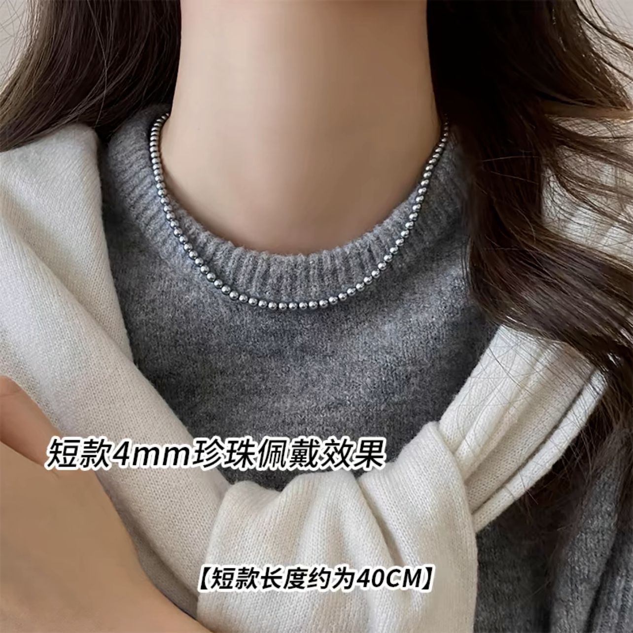 Wholesale  Light Luxury Niche Collar Chain Necklace