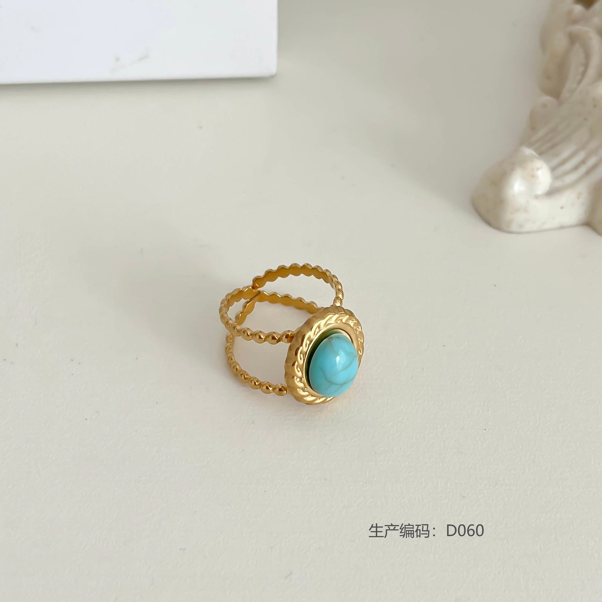 Wholesale Geometric Stainless Steel Ring,  Electroplated,  Boutique Resale Jewelry Accessory