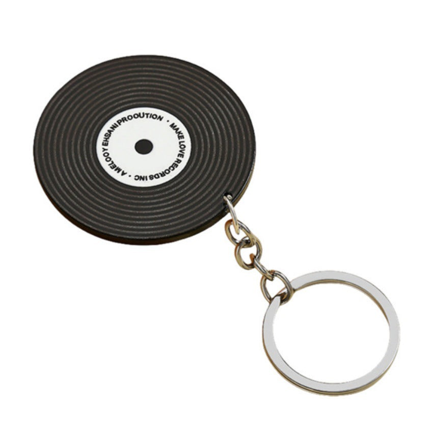 Wholesale Vinyl music festival keychain