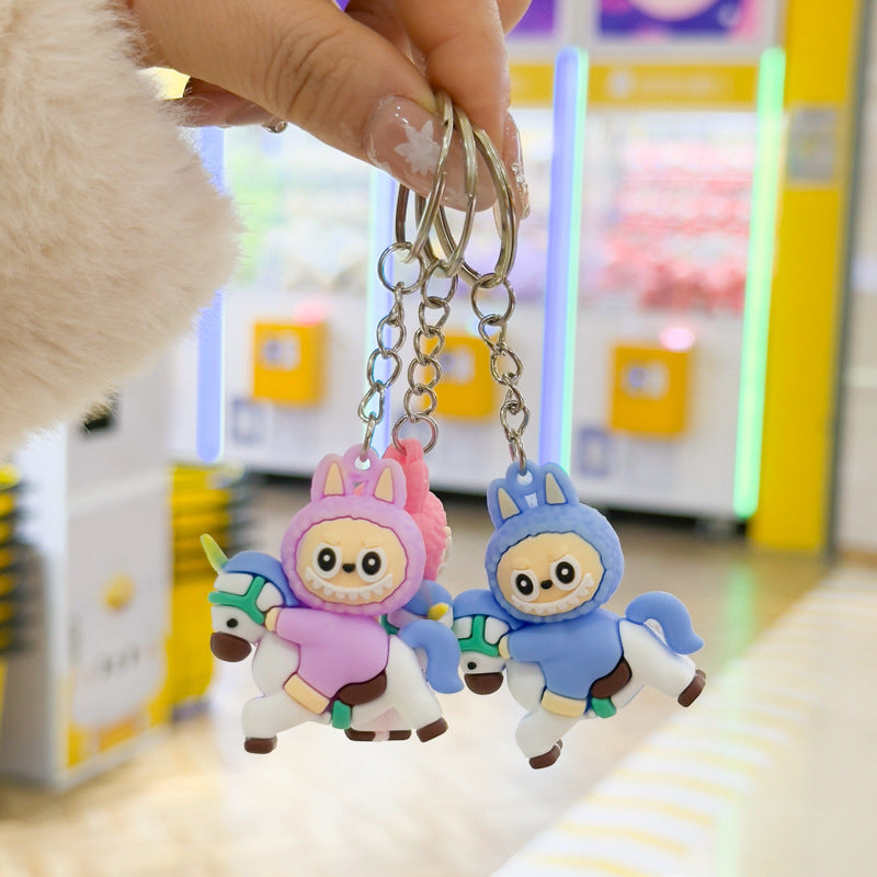 Wholesale Cute cartoon silicone keychain
