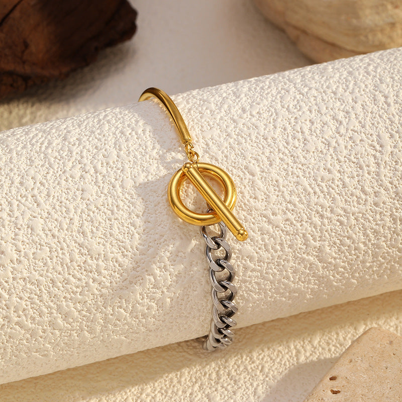 Wholesale Stainless steel bracelet light luxury high-end jewelry