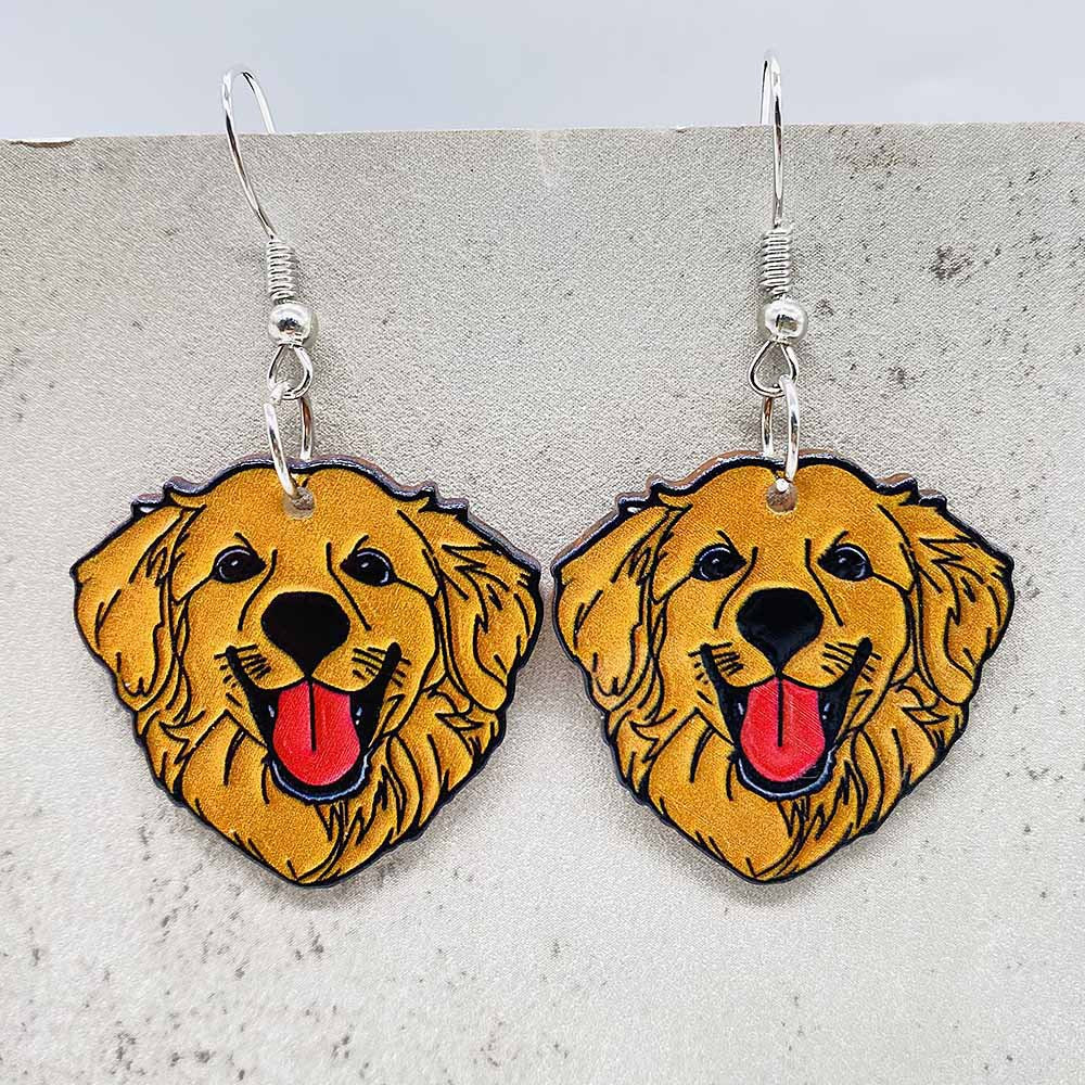 Wholesale Cartoon Animal Cute Cat Acrylic Earrings