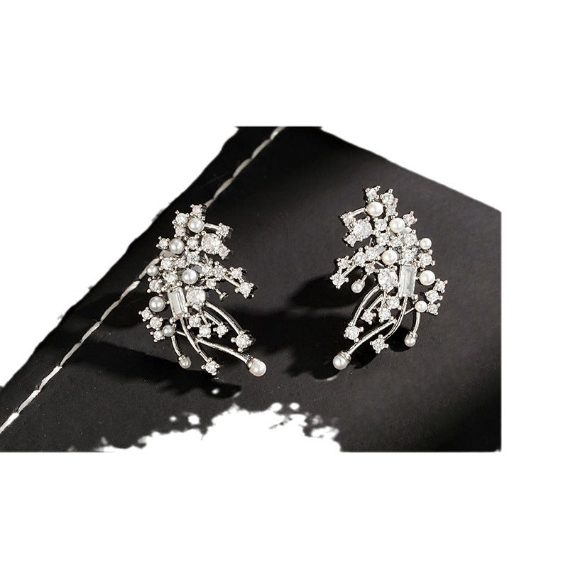 Wholesale Light Luxury Zircon Earrings
