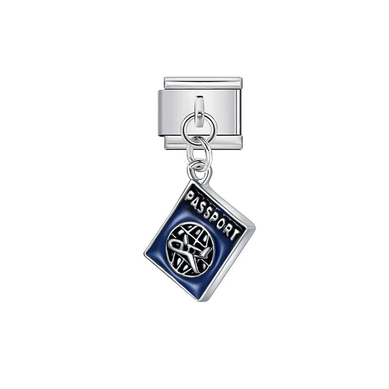 Wholesale Cartoon Mechanical Module Pendant - Stainless Steel DIY Fashion Accessory for Gift or Boutique Resale