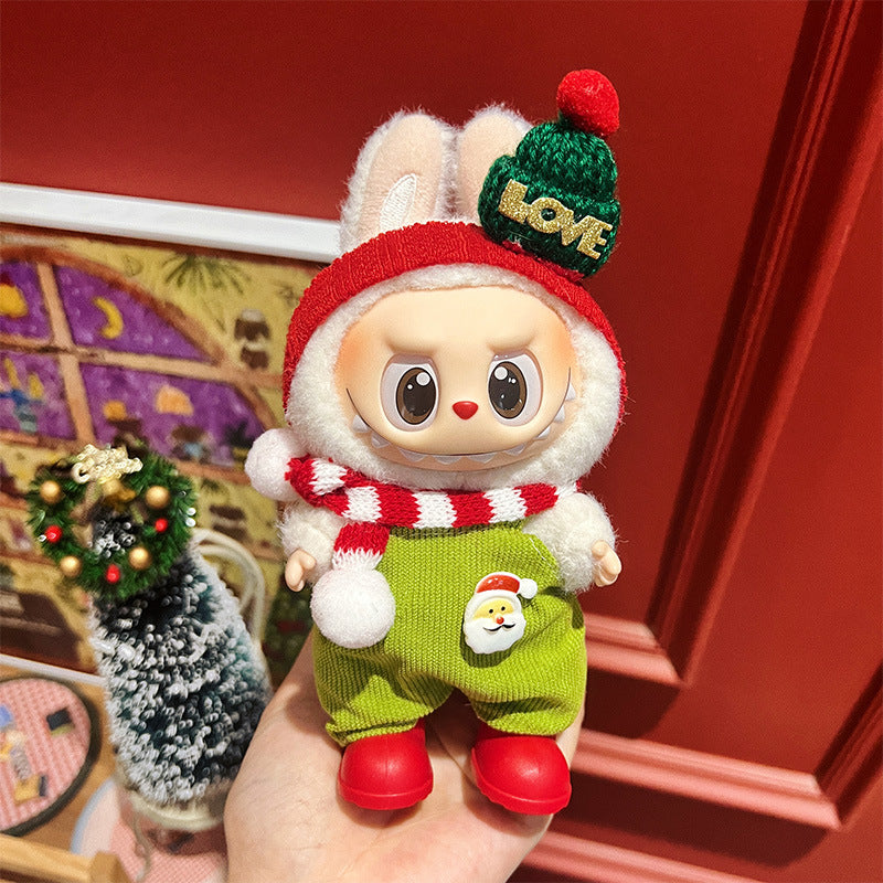 Wholesale Christmas Cute cartoon mini doll clothes