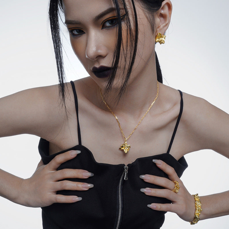 Wholesale  Pleated Texture Ring 925 Sterling Silver Open Ring