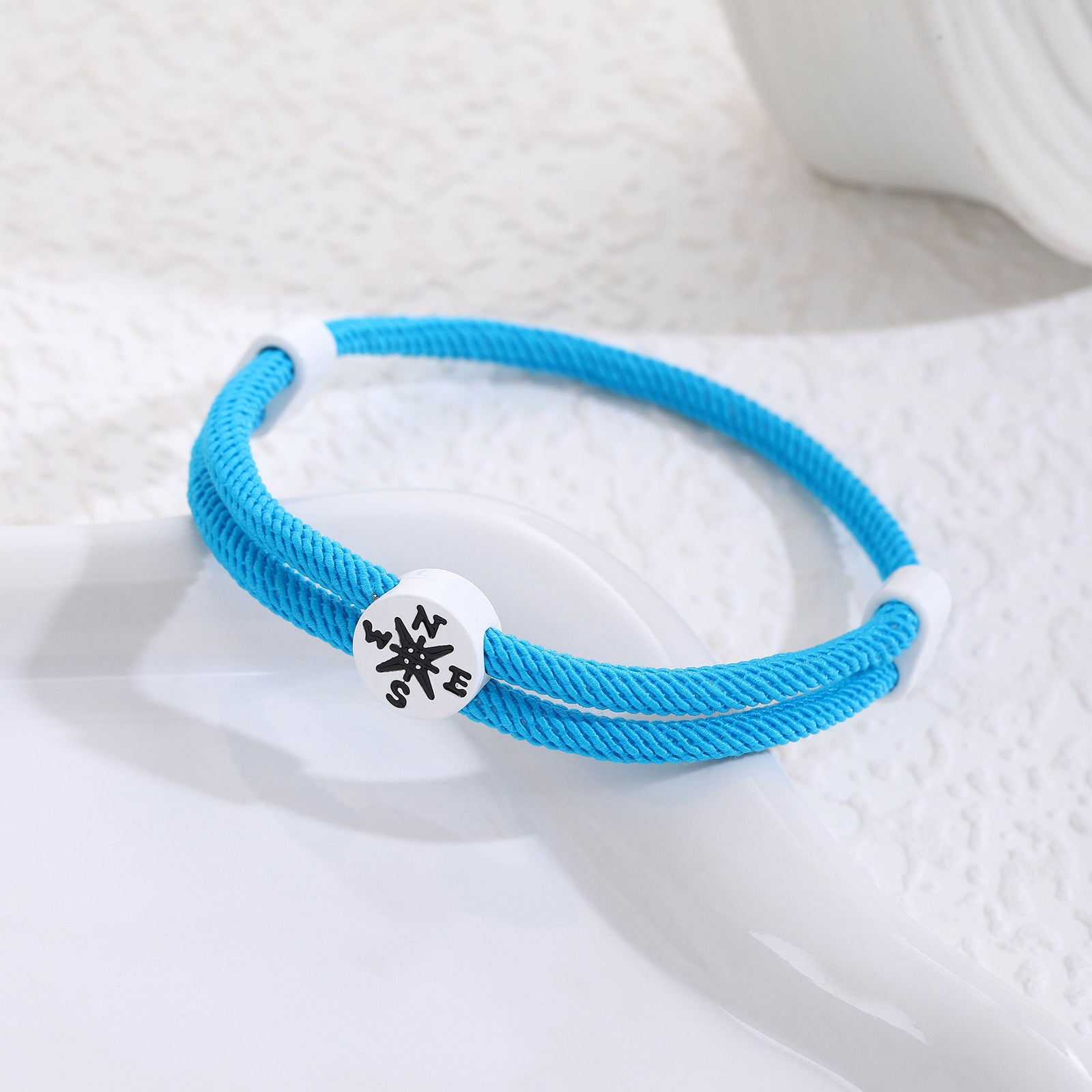 Großhandel Abschlusssaison Inspirierende Kompassgewebe Seilseilarmband