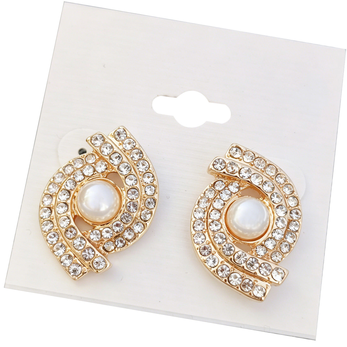 Wholesale Retro Chic Wrinkled Petal Flower Earrings For Women Zinc Alloy Party Jewelry Accessory Gift