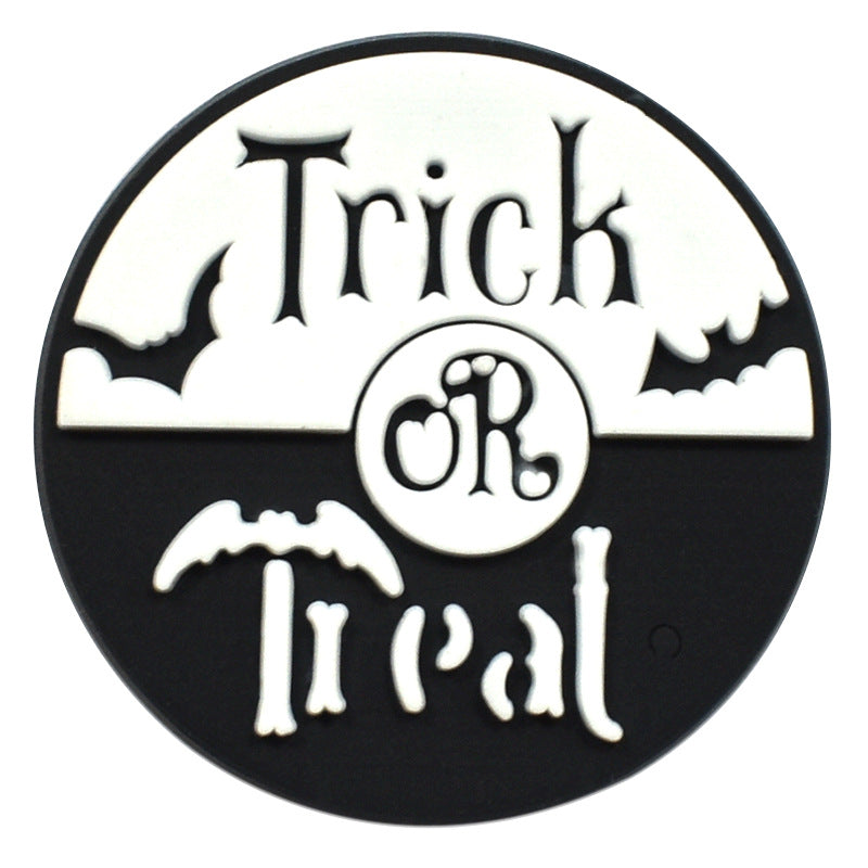 Random 100pcs Halloween Thanksgiving PVC Soft Rubber Shoe Buckle Decoration ACC-SC-RYY066