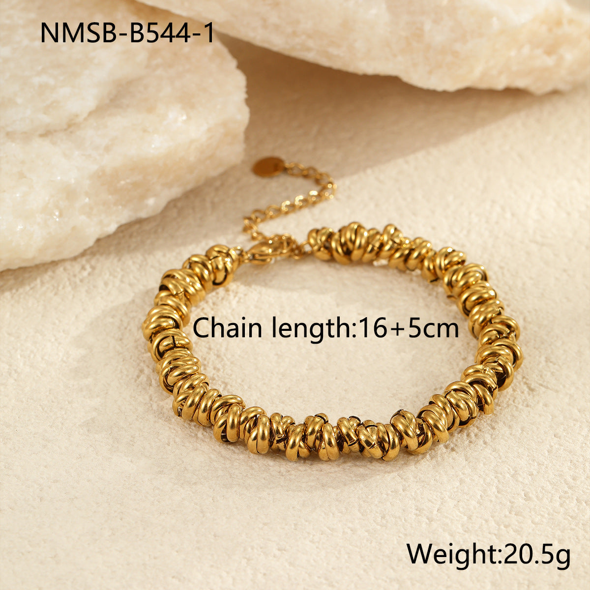 Wholesale  metal style color matching design thick chain stainless steel  bracelet