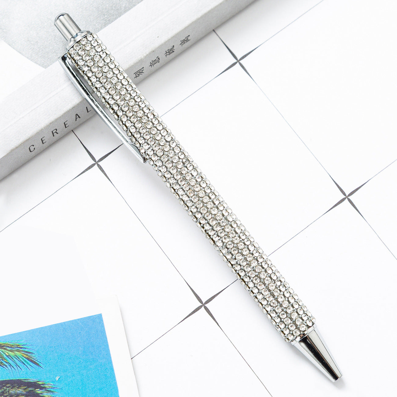 Wholesale Press Jump Pen Rhinestone Foreskin Press Pen ACC-PN-HuaHao016
