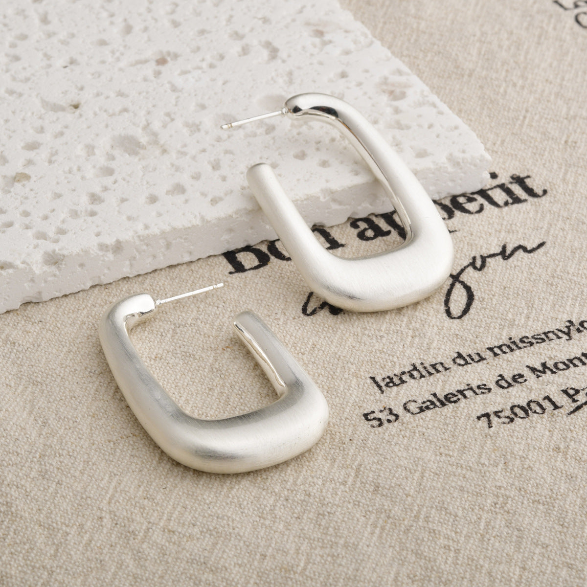 Wholesale Personalized  Geometric  Plated Gold Earrings