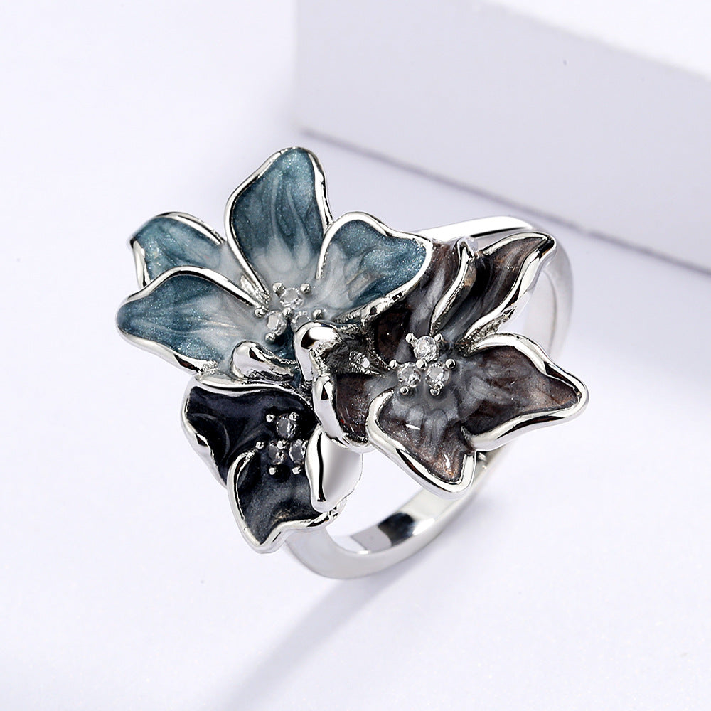 Wholesale Vintage Flower Women's Ring