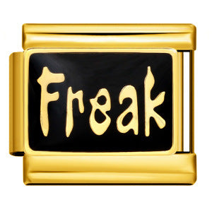 Wholesale Italian modular titanium steel welding pattern DIY  bracelet