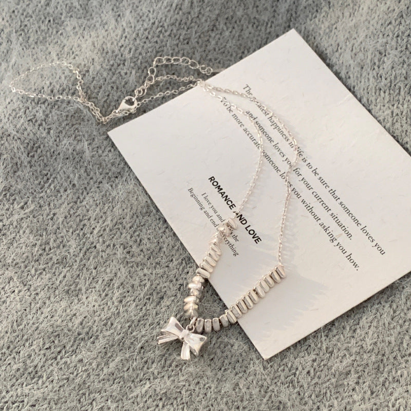 Wholesale Bow Necklace Sweet and Exquisite Bow Necklaces ACC-NE-Wanshen008