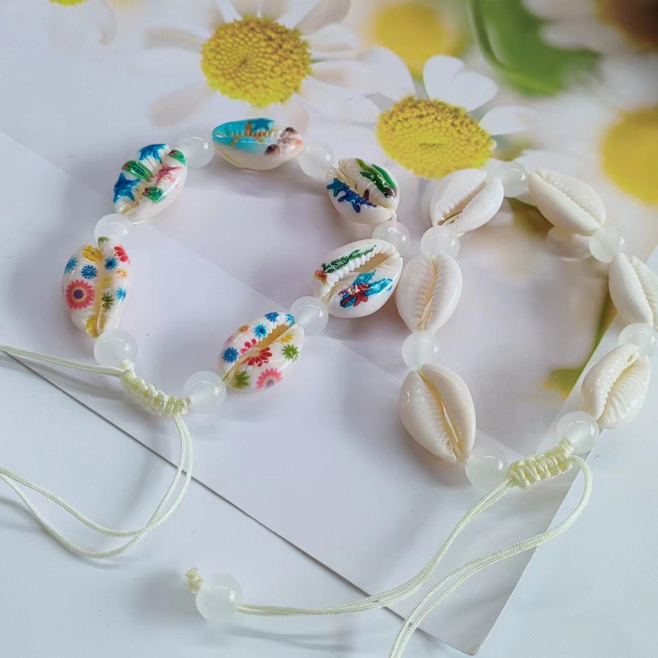 Wholesale Bohemian Shell Starfish Turtle Handmade Bracelet