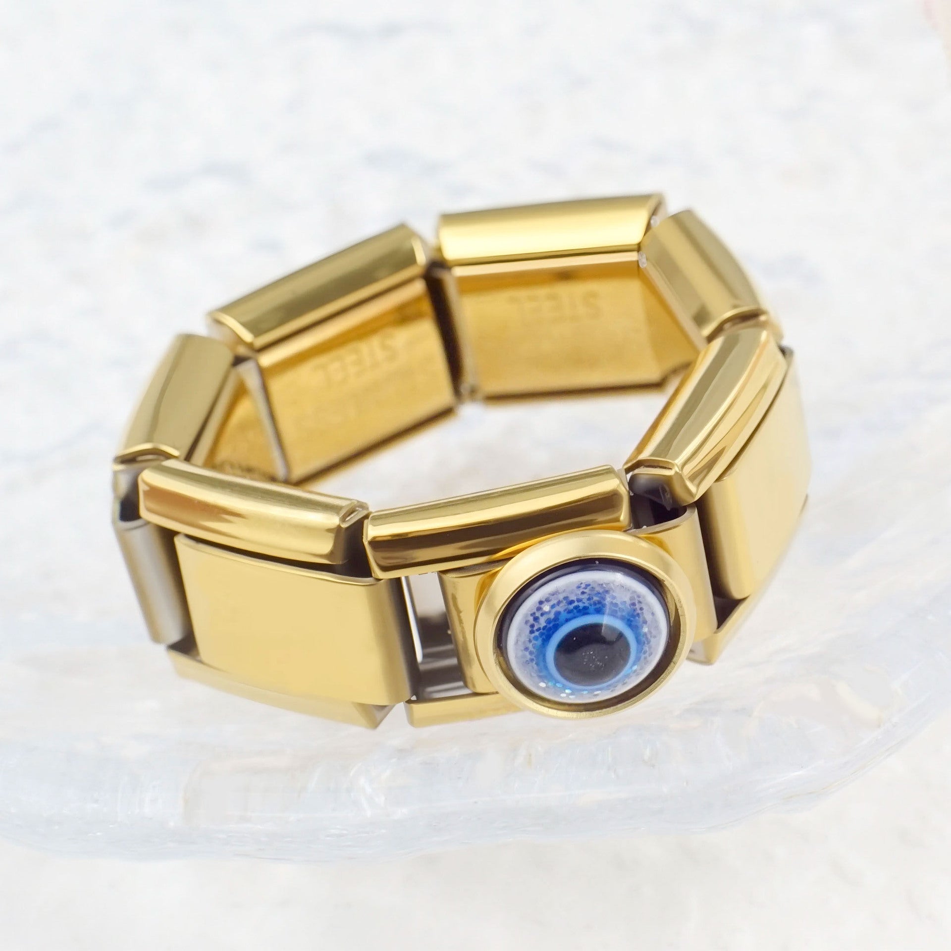 Wholesale Italian Module Bracelet DIY Elastic Ring Free Splicing Assembly Chain Italy Charms