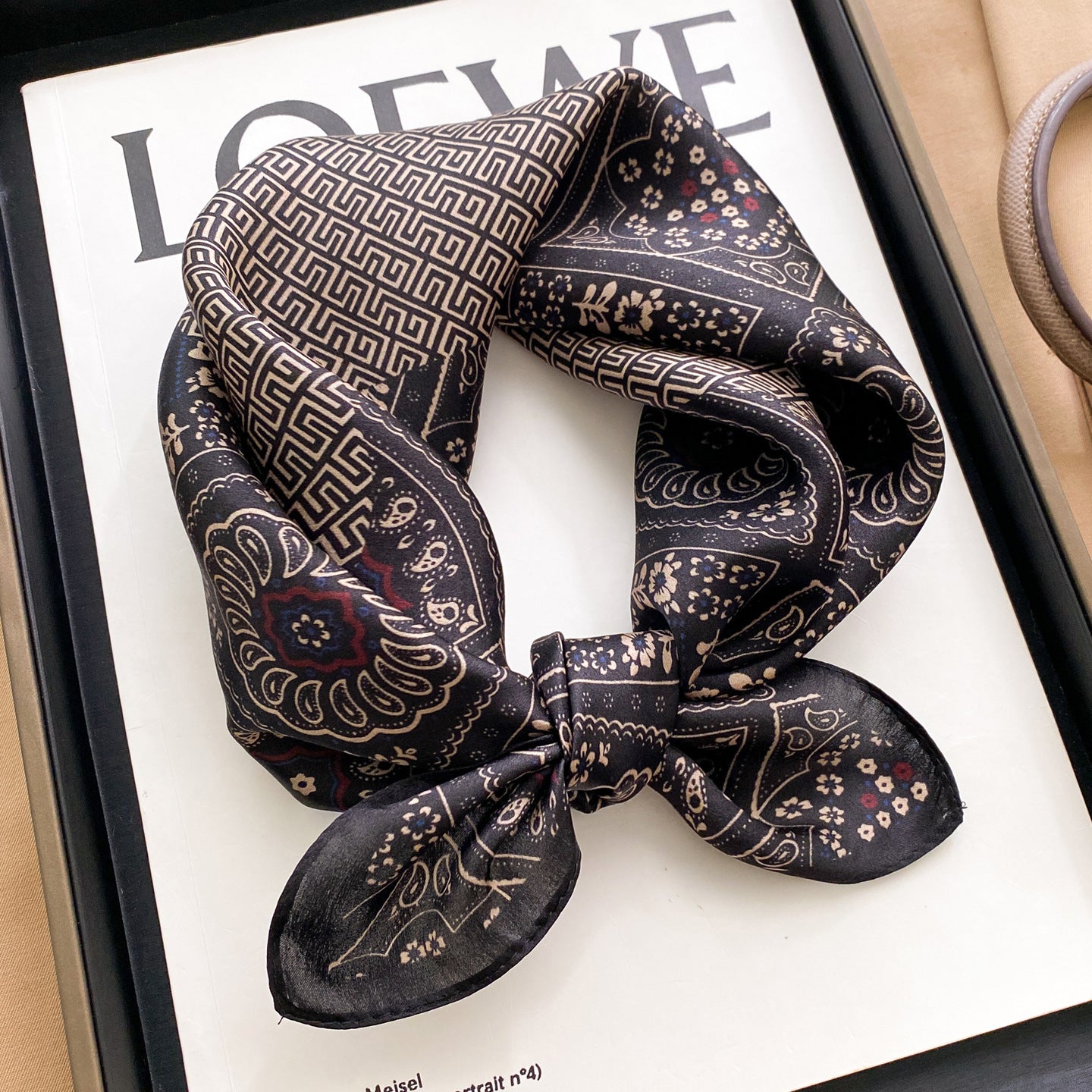 Wholesale Letter   Silk Scarf