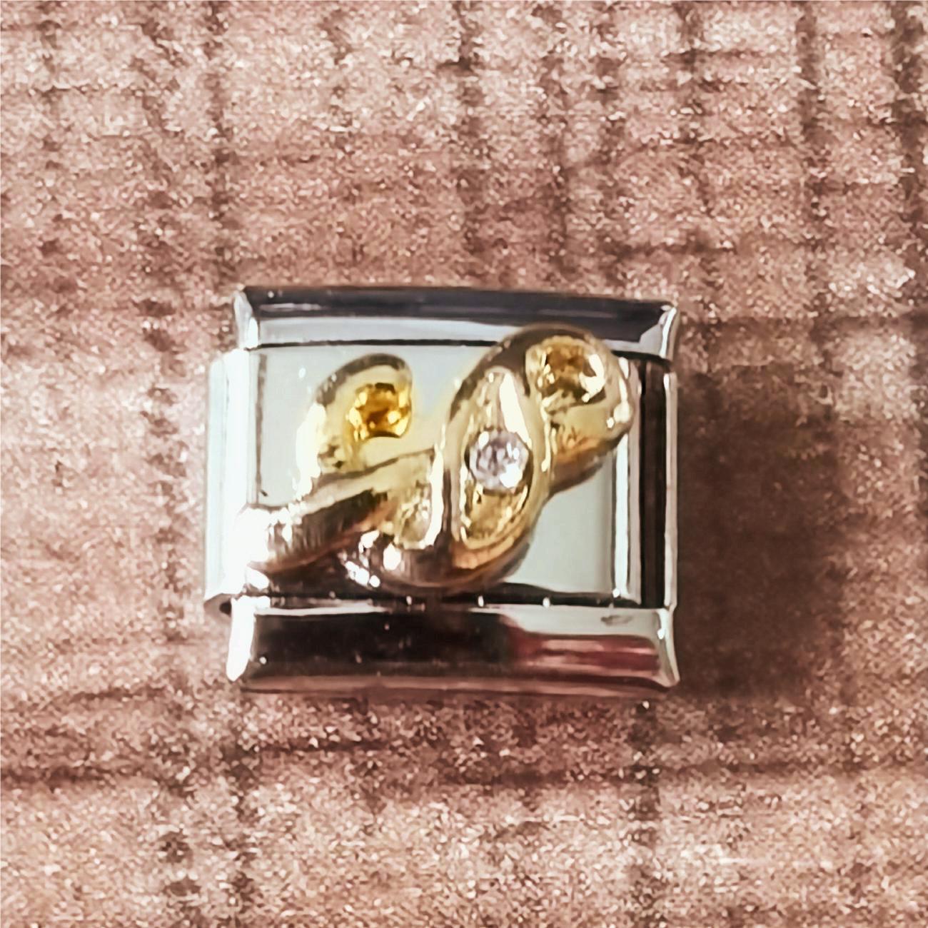 Wholesale Italian Charm Bracelet 9mm DIY Splicing Removable Stainless Steel Letter Composable Bracelet ACC-BT-XY067