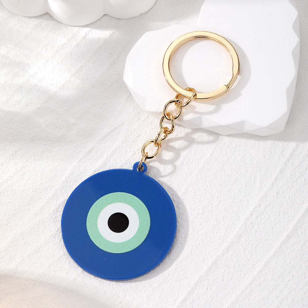 Wholesale Colorful Acrylic Devil's Eye Keychain