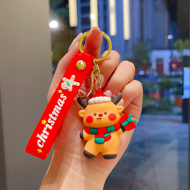 Wholesale Christmas Tree Reindeer Keychain ACC-KC-JinYao001