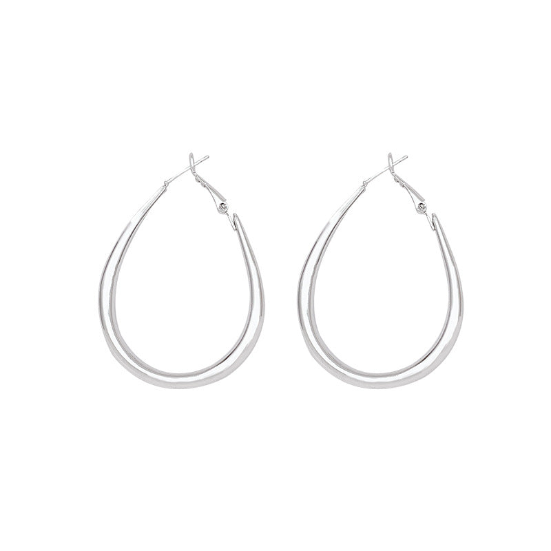 Wholesale Elegant Ring Geometric Earrings