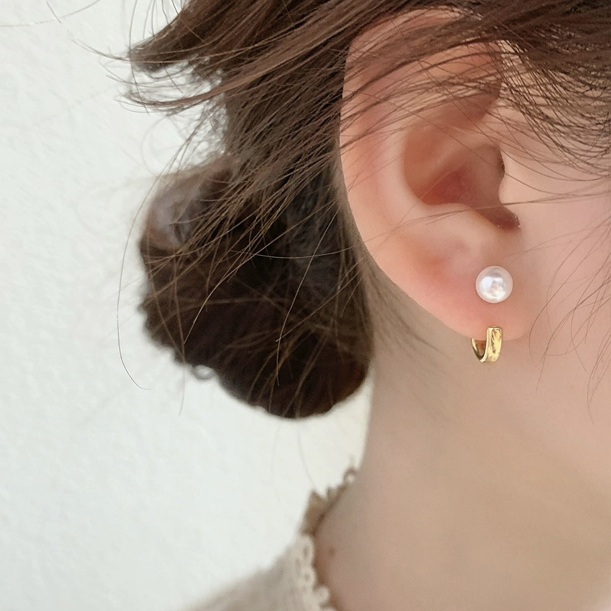 Wholesale Simple C-shaped Circle Earrings ACC-ES-ZhiRui011