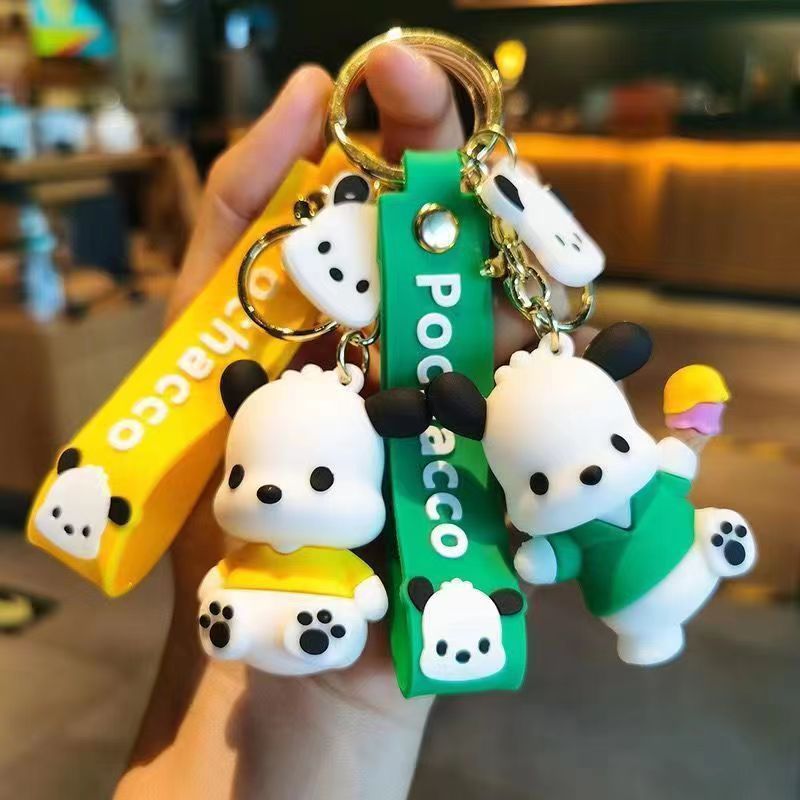 Wholesale Cartoon Cute Silicone Keychains ACCVIP-KC-Qichu007