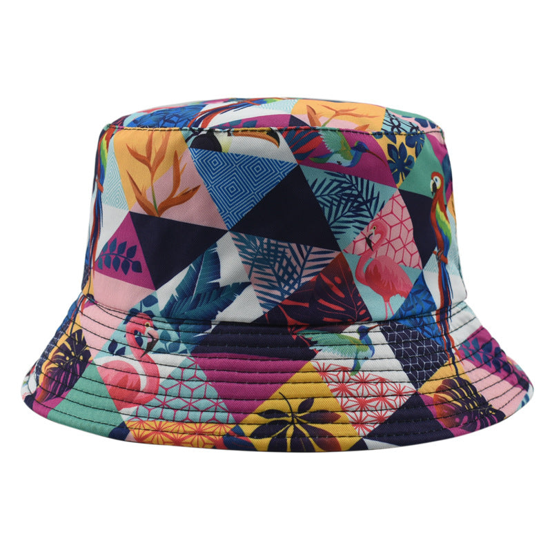 Wholesale Vintage Printed Fashion Cartoon Graffiti Bucket Hat ACC-HT-Xiny013