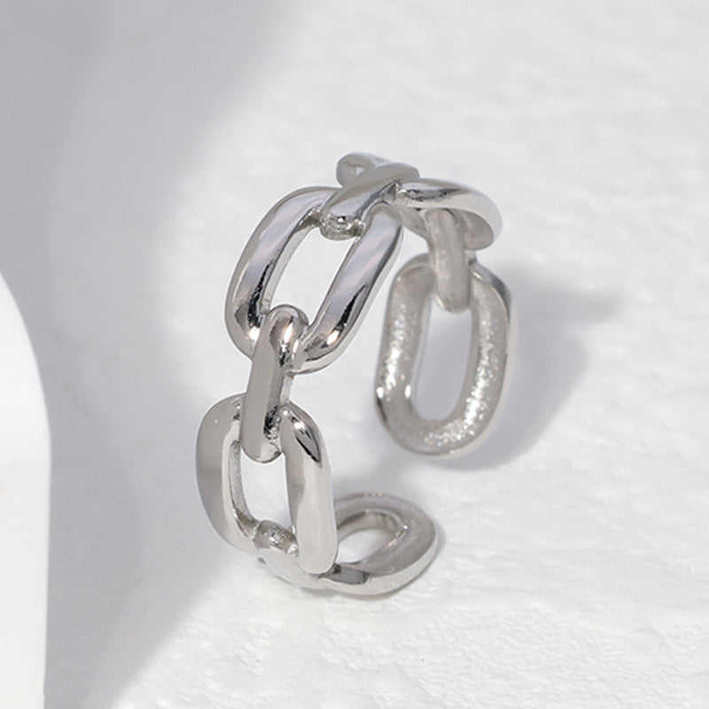 Wholesale Non Fading Stainless Steel Open Ring Geometric Unisex Fashion Accessory For Everyday Wear