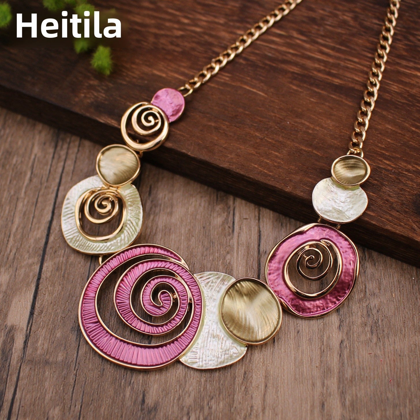 Wholesale Colorful Shell Hollow out Necklace