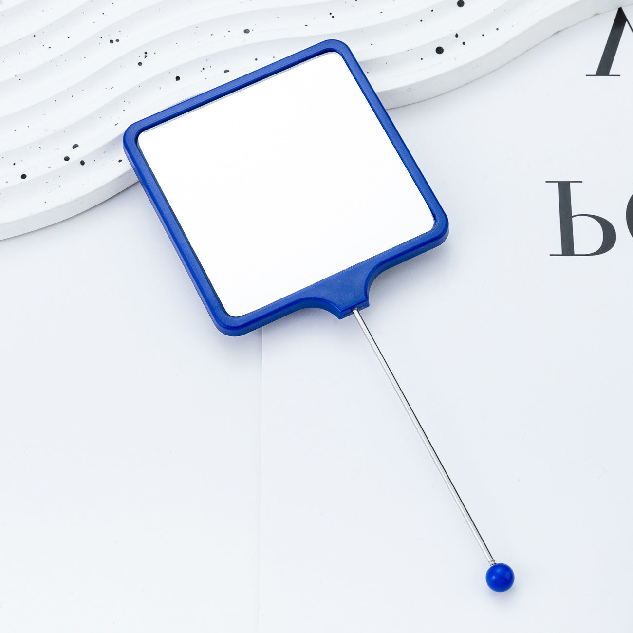 Wholesale  Beadable Mini Mirror DIY Beaded Handheld Mirror