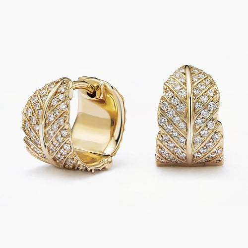 Wholesale temperament micro diamond earrings
