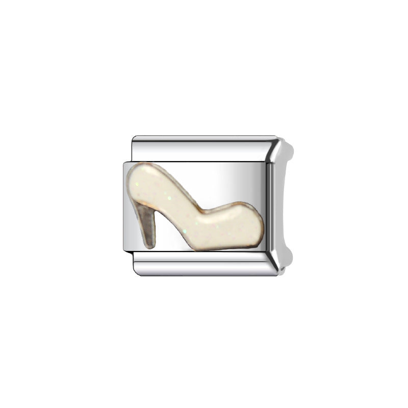 Wholesale Italian Charm Bracelet 9mm DIY Splicing Cute Creative Pendant Stainless Steel Composable Bracelet