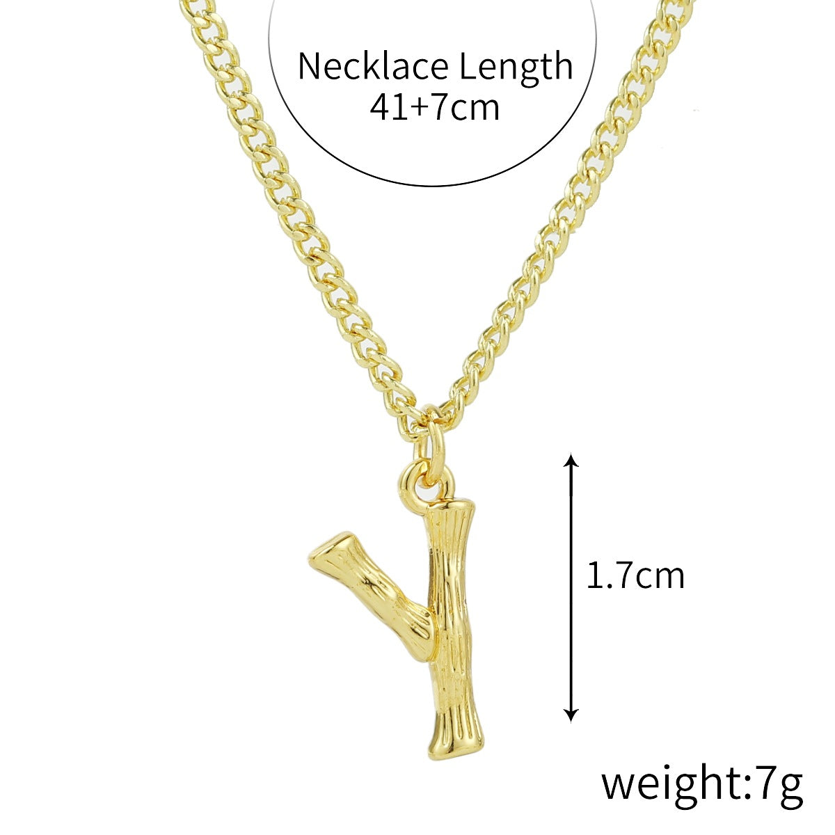 Wholesale  Love Letter Necklace 26 English  Zinc Alloy Necklaces