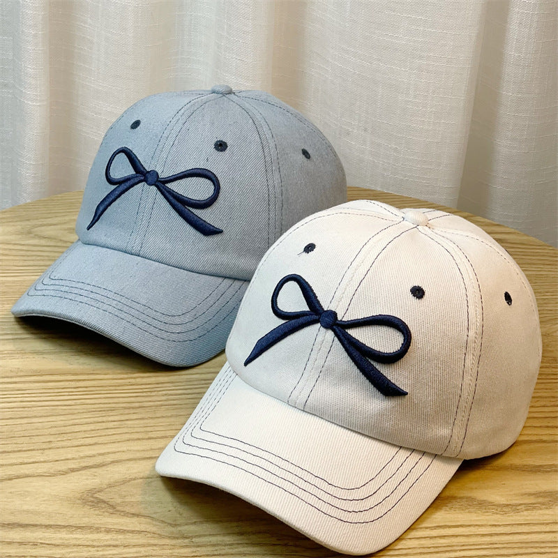 Wholesale  bow Denim baseball cap