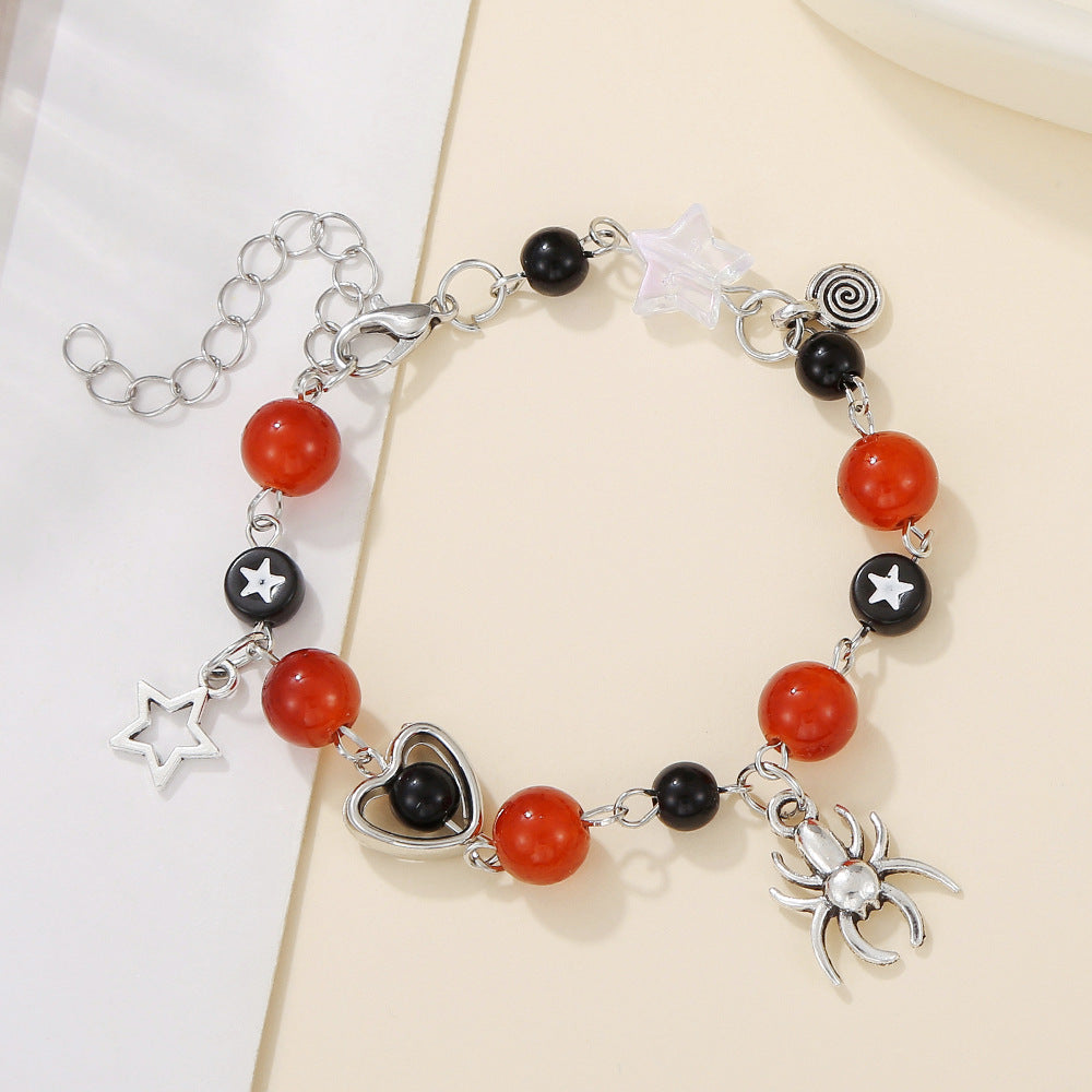 Wholesale   Love Stars Bracelet Beaded Elastic Adjustable  Bracelet