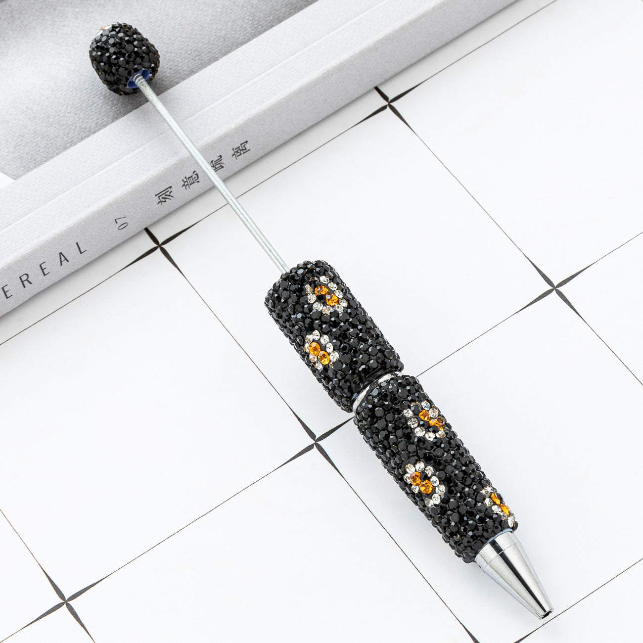 Wholesale Leopard Print Beadable Diamond Pens