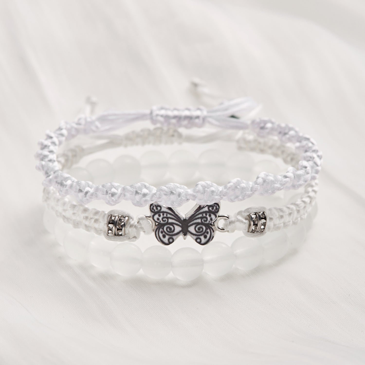 Wholesale  Bohemian Beaded Bracelet suit Wings Tassel  Bodhi Beads Rice Beads Multi-layer Bracelet