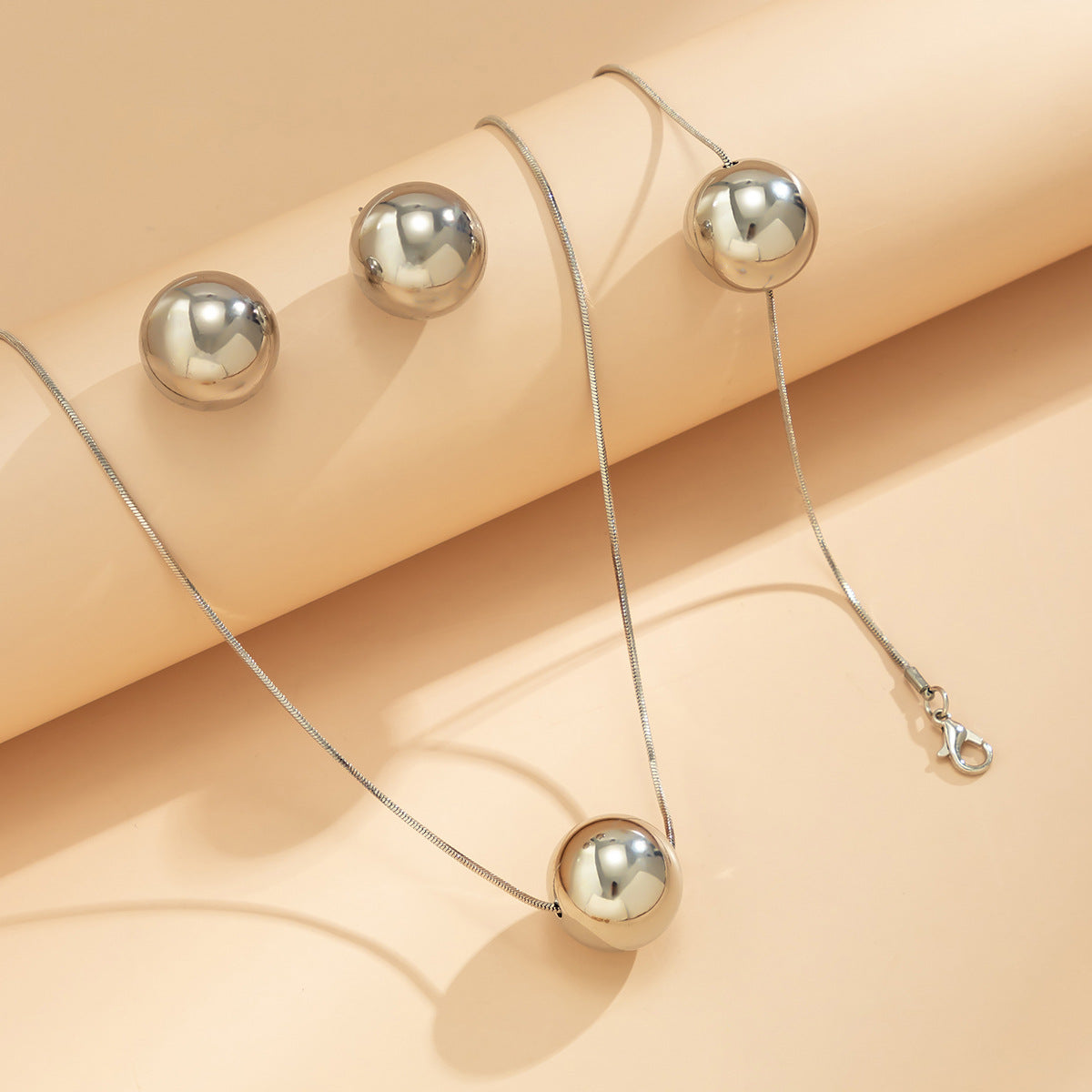 Wholesale  exaggerated punk snake bone chain strip stacked necklace