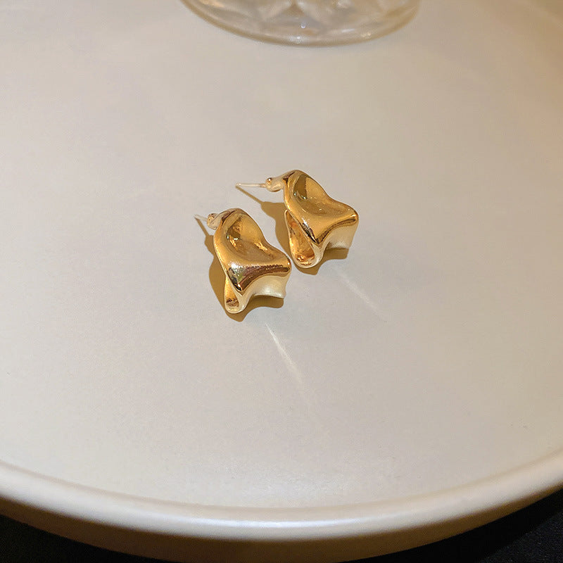 Wholesale 925 Silver Needle Exaggerated Love Earrings Statemente Earrings ACC-ES-Huih004