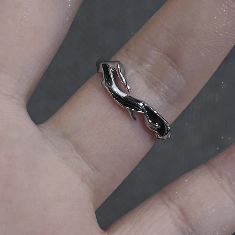 Wholesale Personalized Open Ring Cross Asymmetrical Starburst Ring