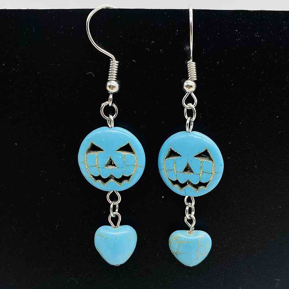 Wholesale Bohemian Style Turquoise Love Earrings