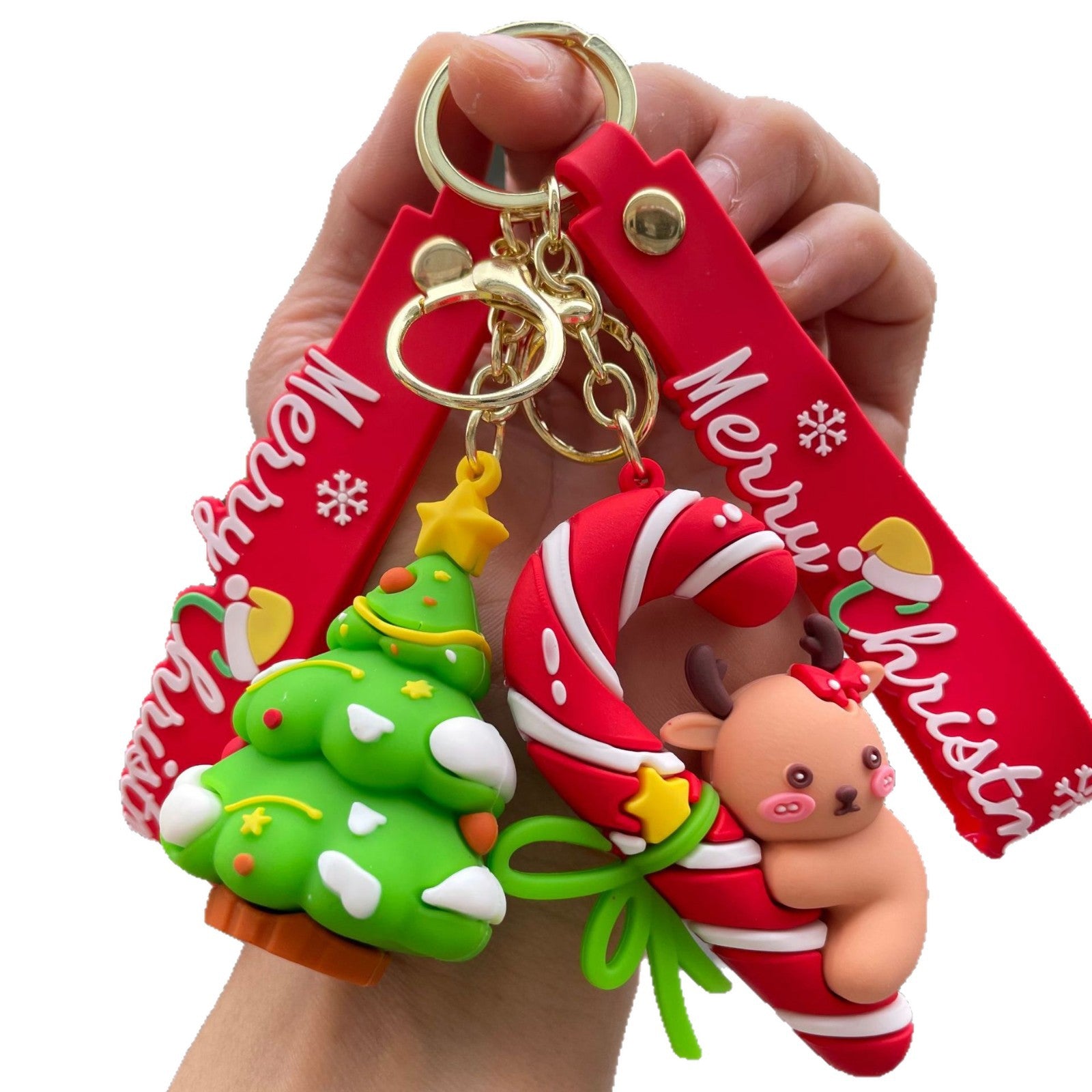 Wholesale  Christmas snowman Keychains