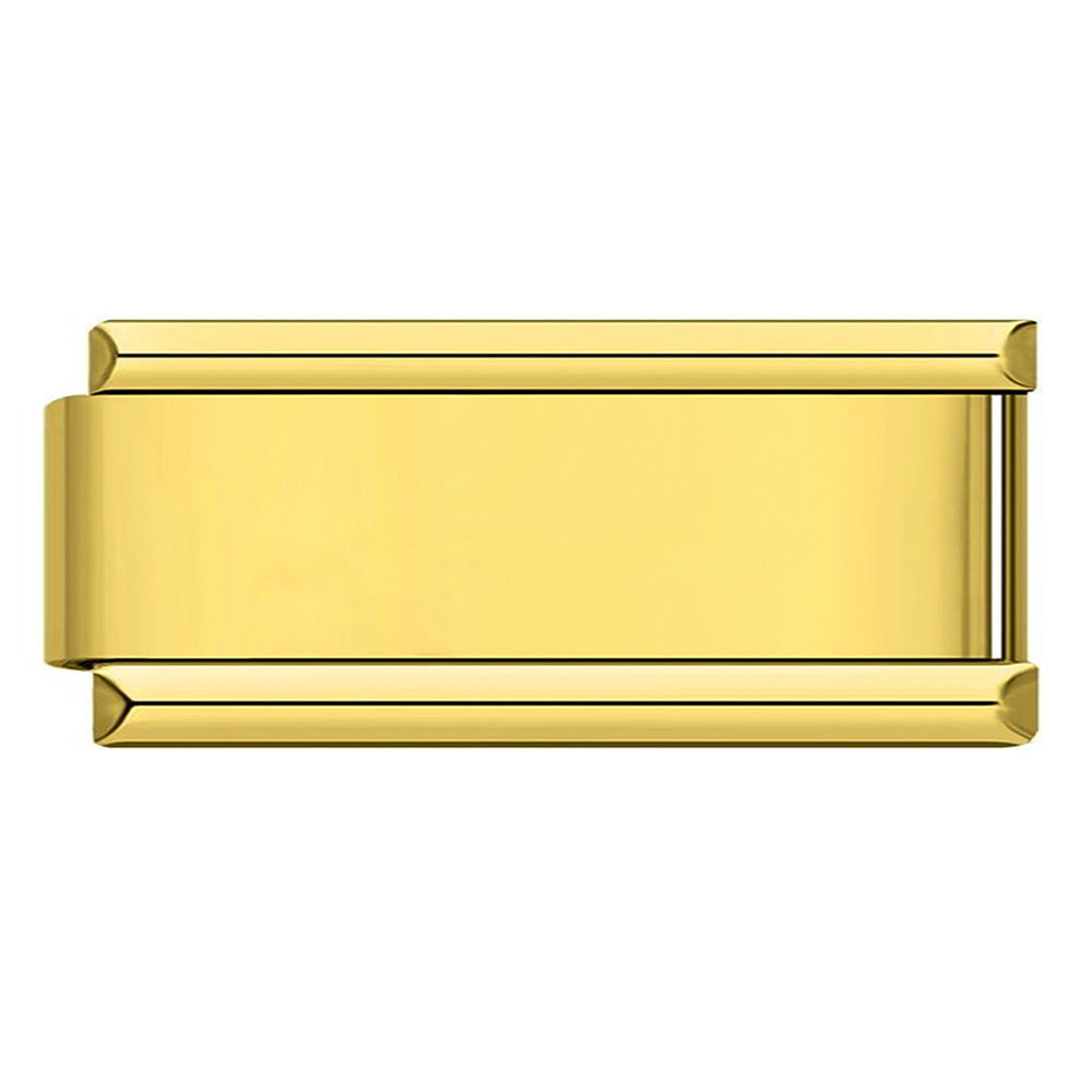 Wholesale Italian Module Bracelet Block Elastic ing Titanium Steel Strap Italian Charm